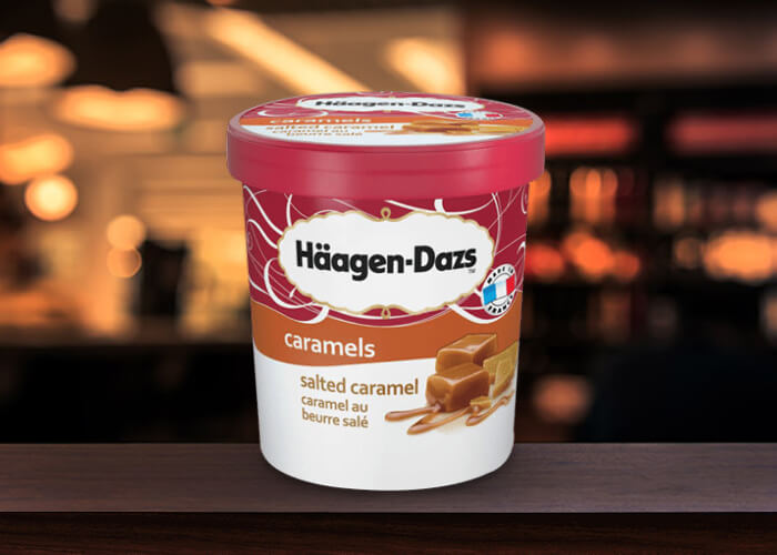 CARAMEL DU BEURRE SALE Hagen-Dazs 460ML