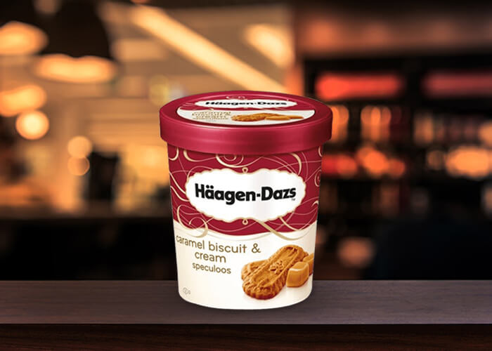 CARAMEL BISCUIT CREAM SPECULOOS Hagen-Dazs 95ML