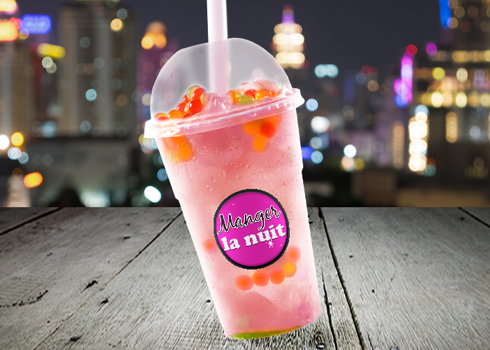 BUBBLE TEA FRAISE 500ML