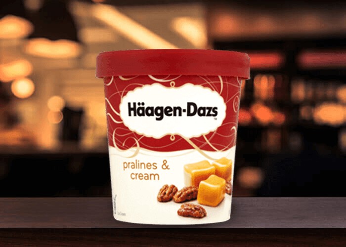 PRALINES ET CARAMEL Hagen-Dazs 95ML