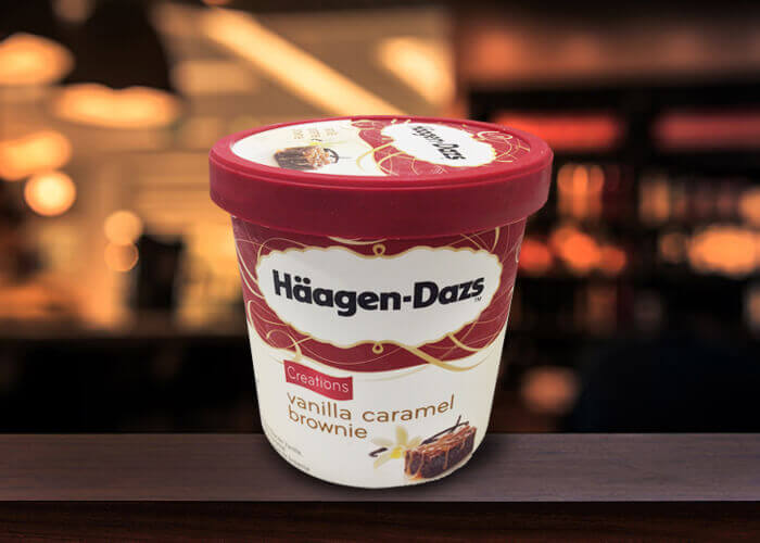 VANILLA CARAMEL BROWNIE Hagen-Dazs 460ML